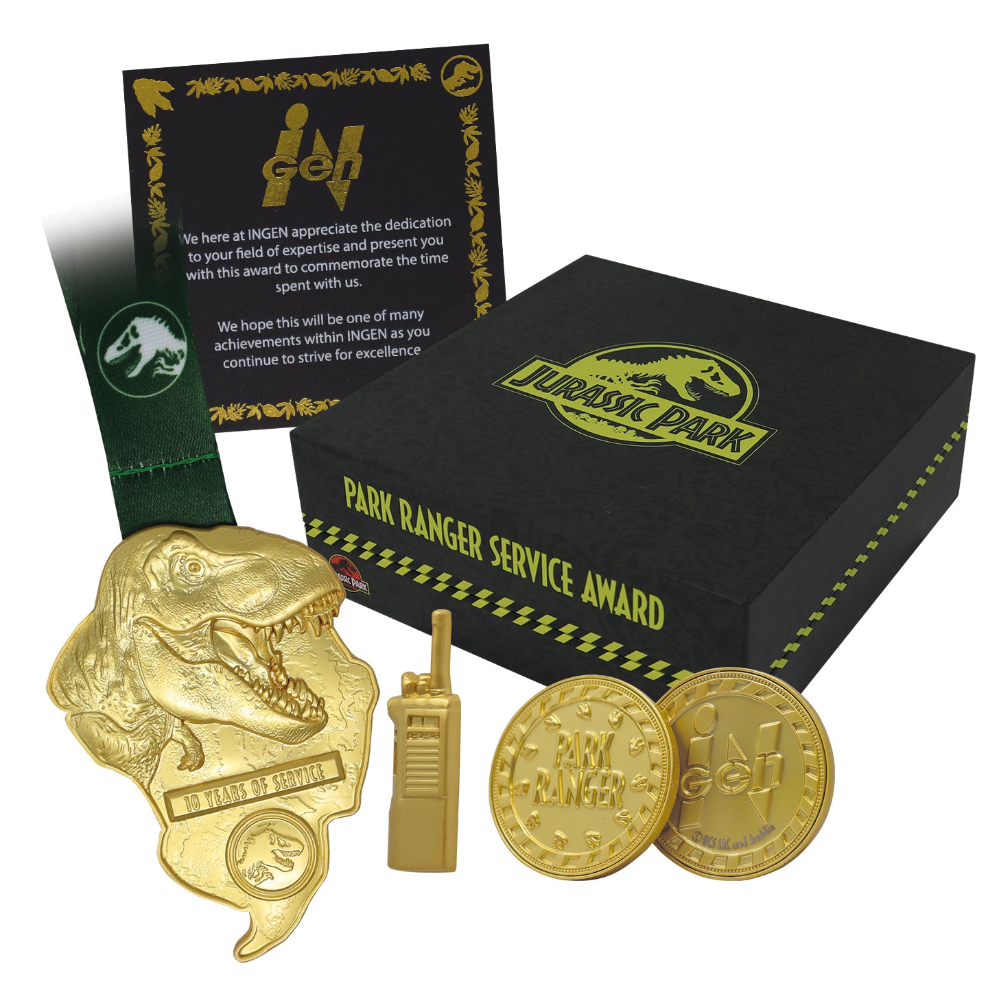 Jurassic Park 'Park Ranger Service Award'