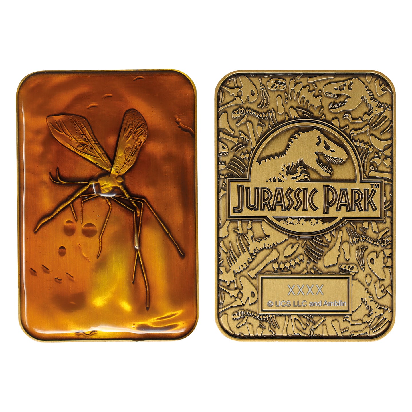 Jurassic Park Limited Edition Mosquito in Amber Ingot