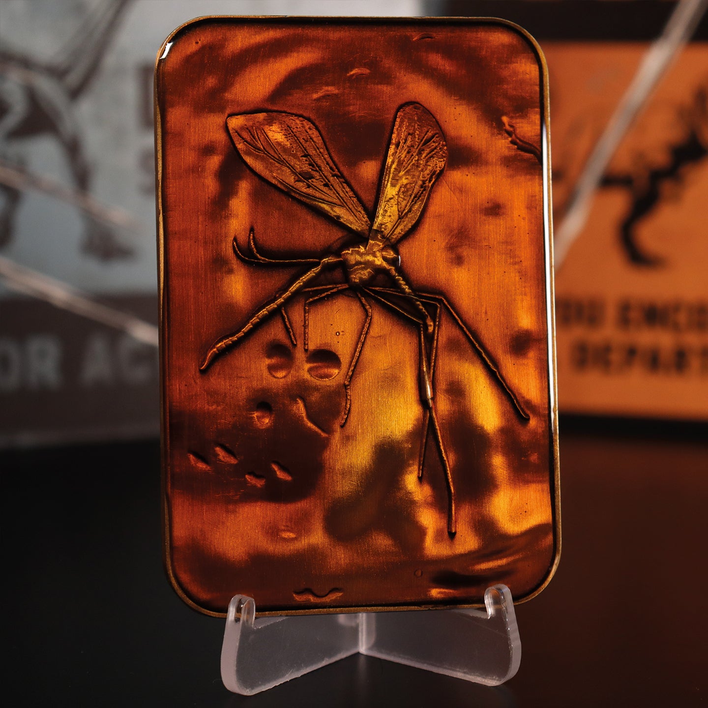 Jurassic Park Limited Edition Mosquito in Amber Ingot