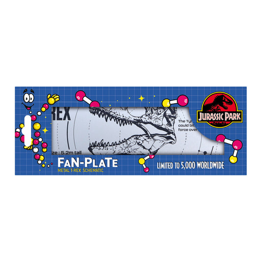 Jurassic Park Limited Edition T-Rex Schematic Fan-Plate