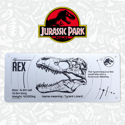 Jurassic Park Limited Edition T-Rex Schematic Fan-Plate