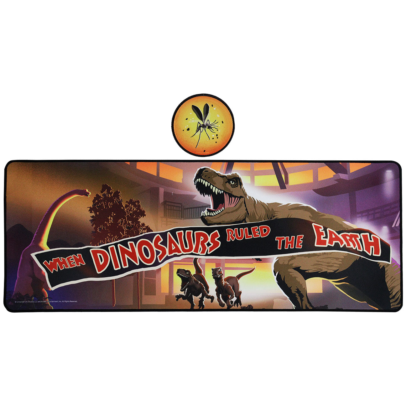 Jurassic Park Non-Slip Desk Pad and Coaster Set from Fanattik