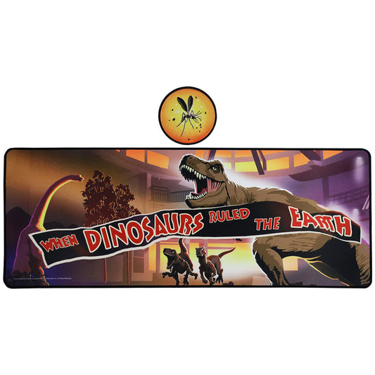 Jurassic Park Non-Slip Desk Pad and Coaster Set from Fanattik