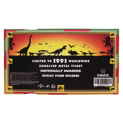 Jurassic Park Limited Edition 30th Anniversary Opening Weekend Ticket