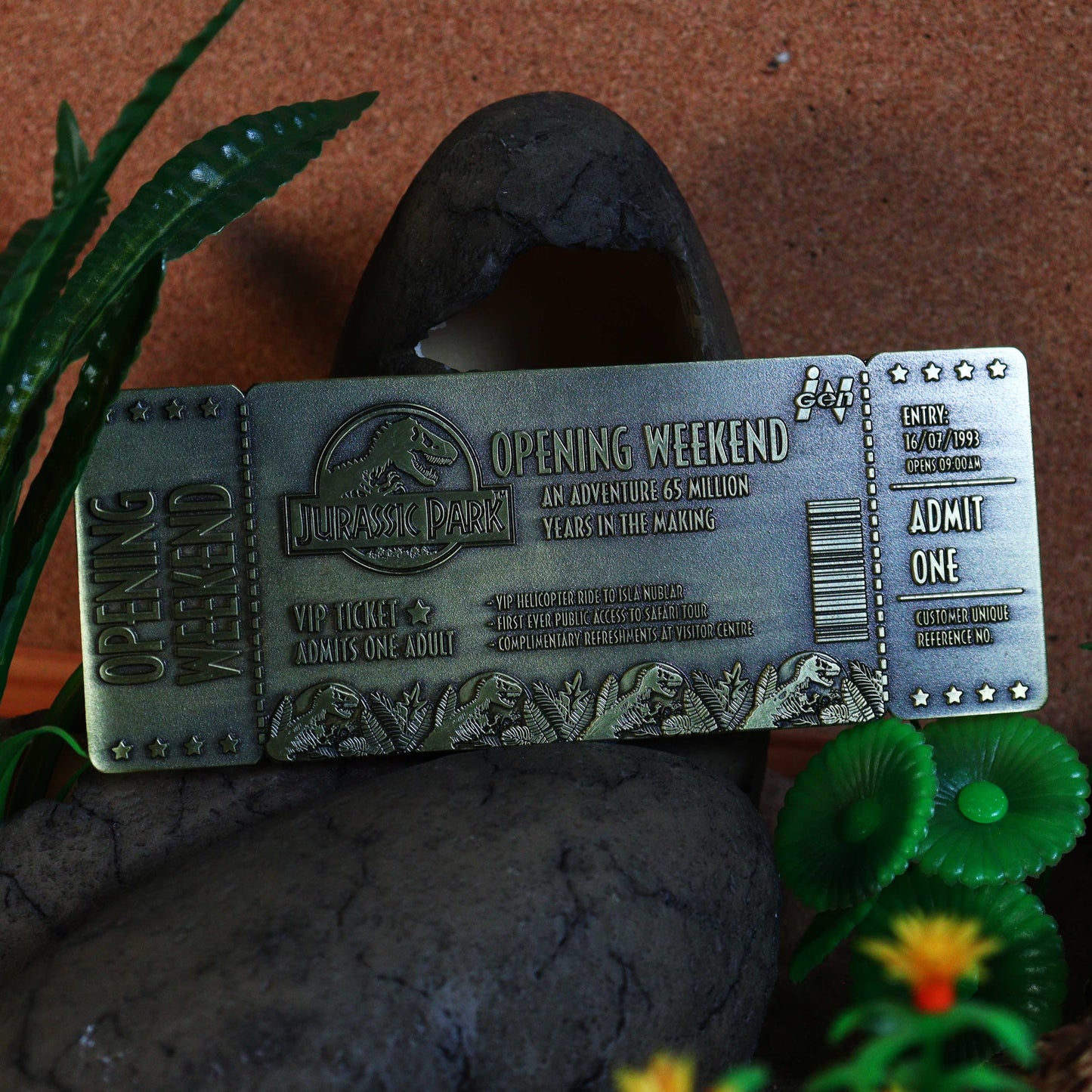 Jurassic Park Limited Edition 30th Anniversary Opening Weekend Ticket