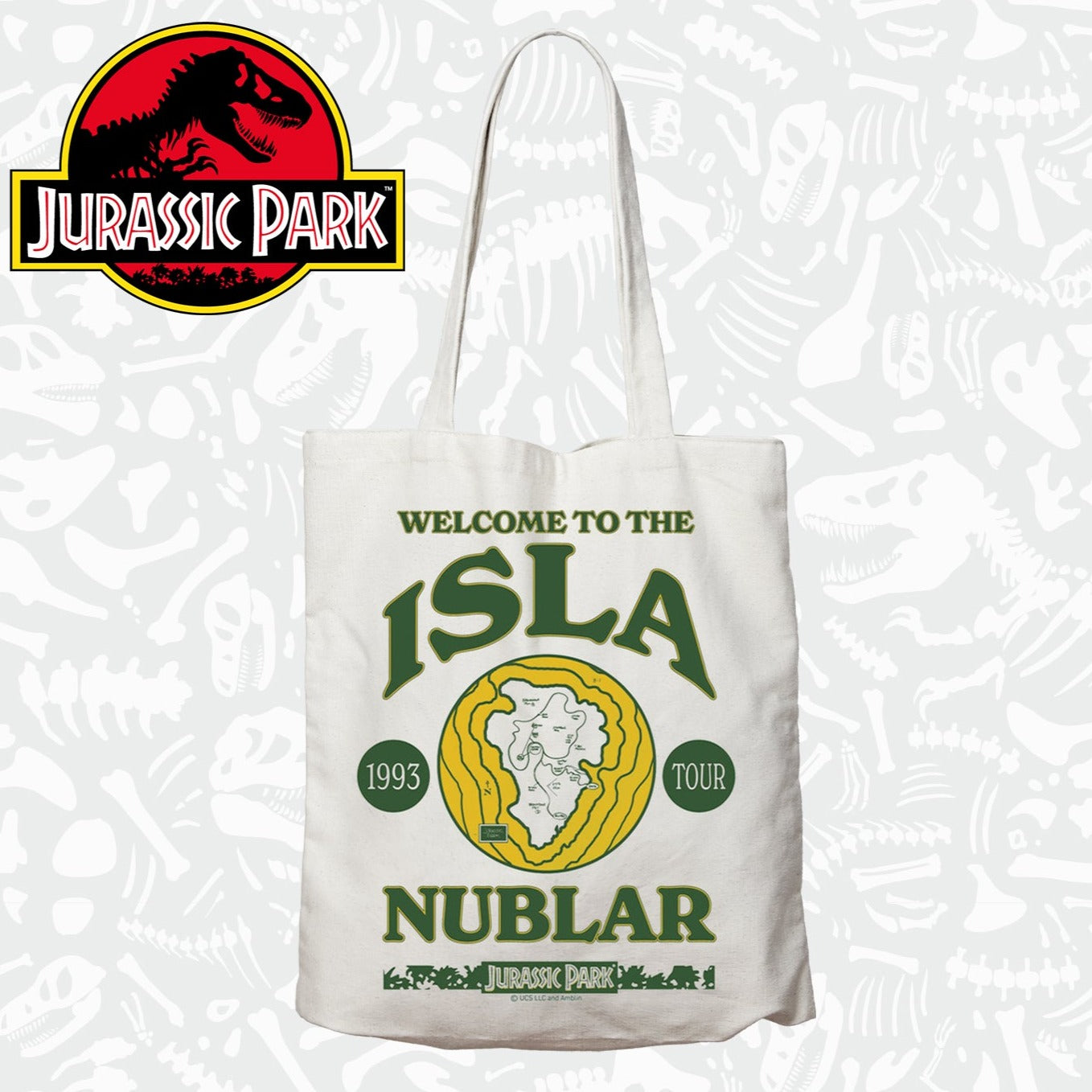 Jurassic Park Isla Nublar Tote Bag