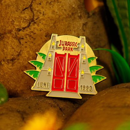 Jurassic Park Medallion and Pin Set