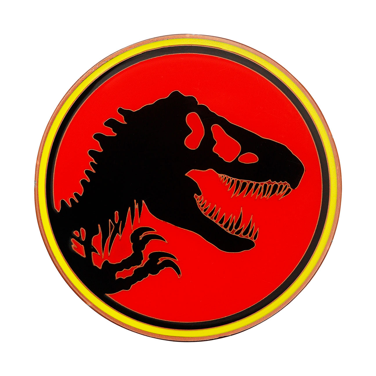 Jurassic Park Medallion and Pin Set