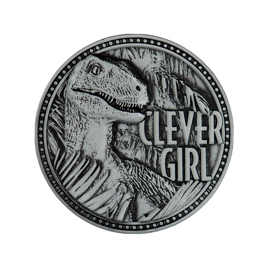 Jurassic Park Clever Girl Raptor Coin
