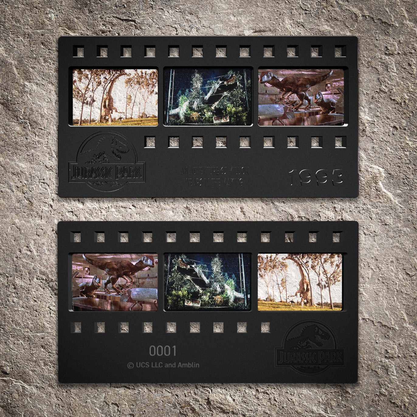 Jurassic Park – Metal Film Strip Collectible