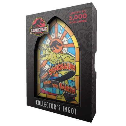 Jurassic Park – Stained Glass Style Metal Ingot