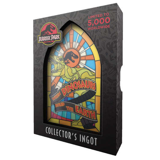 Jurassic Park – Stained Glass Style Metal Ingot