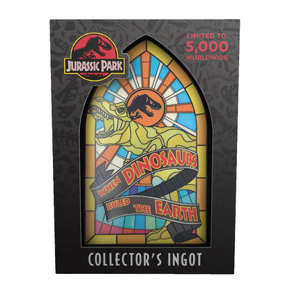 Jurassic Park – Stained Glass Style Metal Ingot