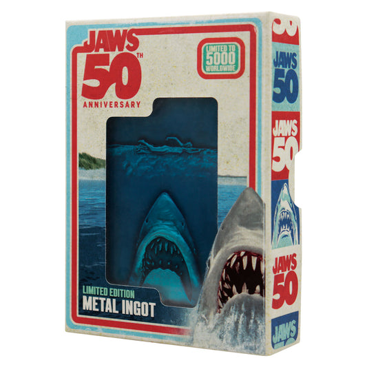 Jaws 50th Anniversary Poster Limited Edition Ingot