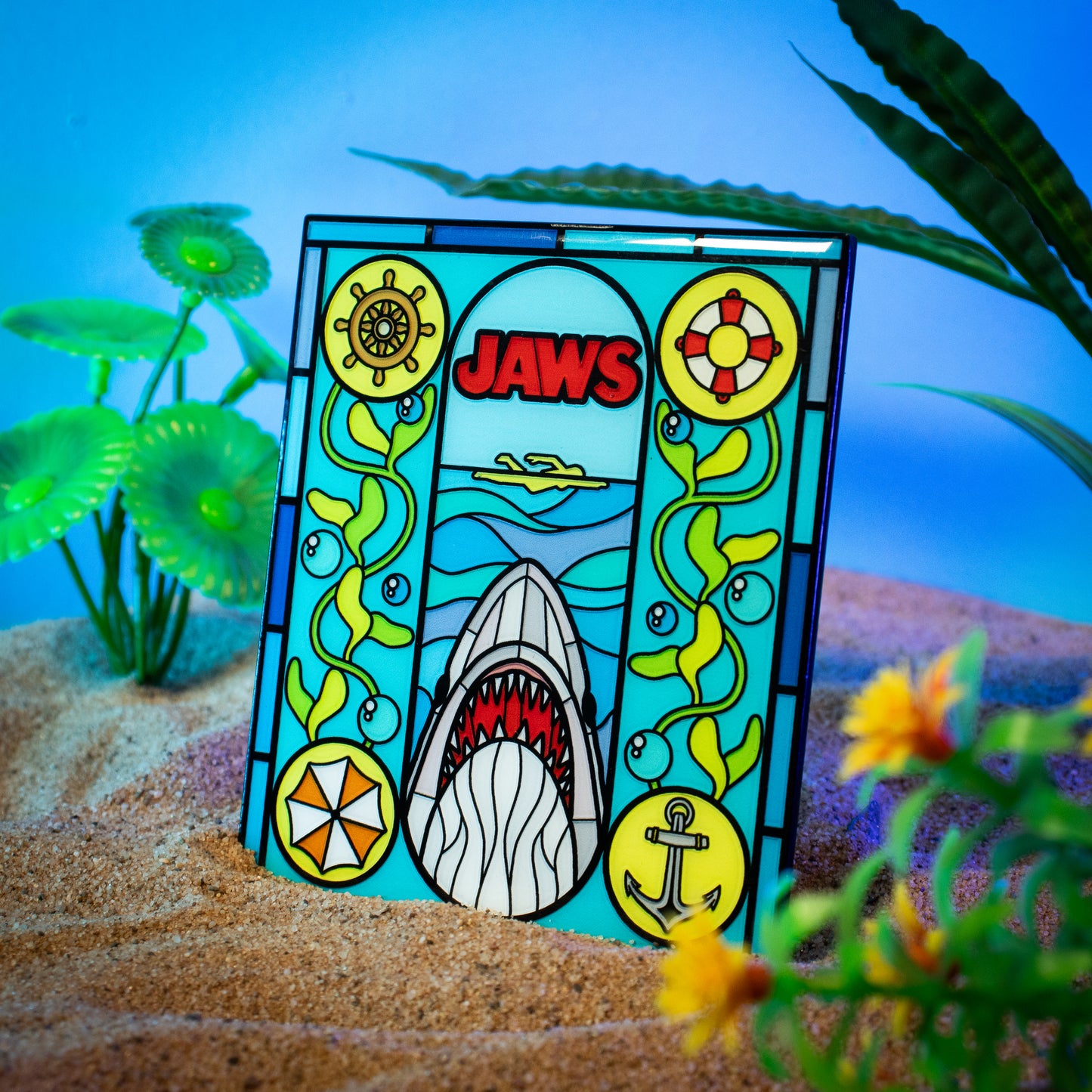 Jaws – Limited Edition Stained Glass-Style Ingot