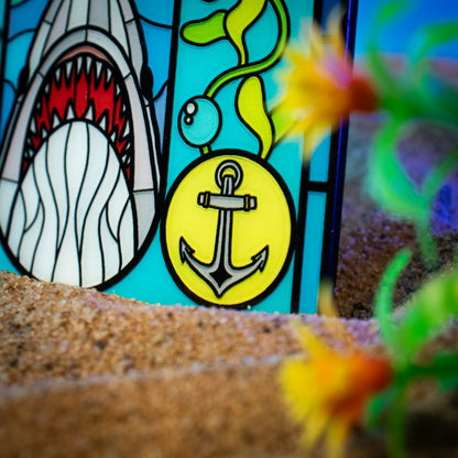 Jaws – Limited Edition Stained Glass-Style Ingot