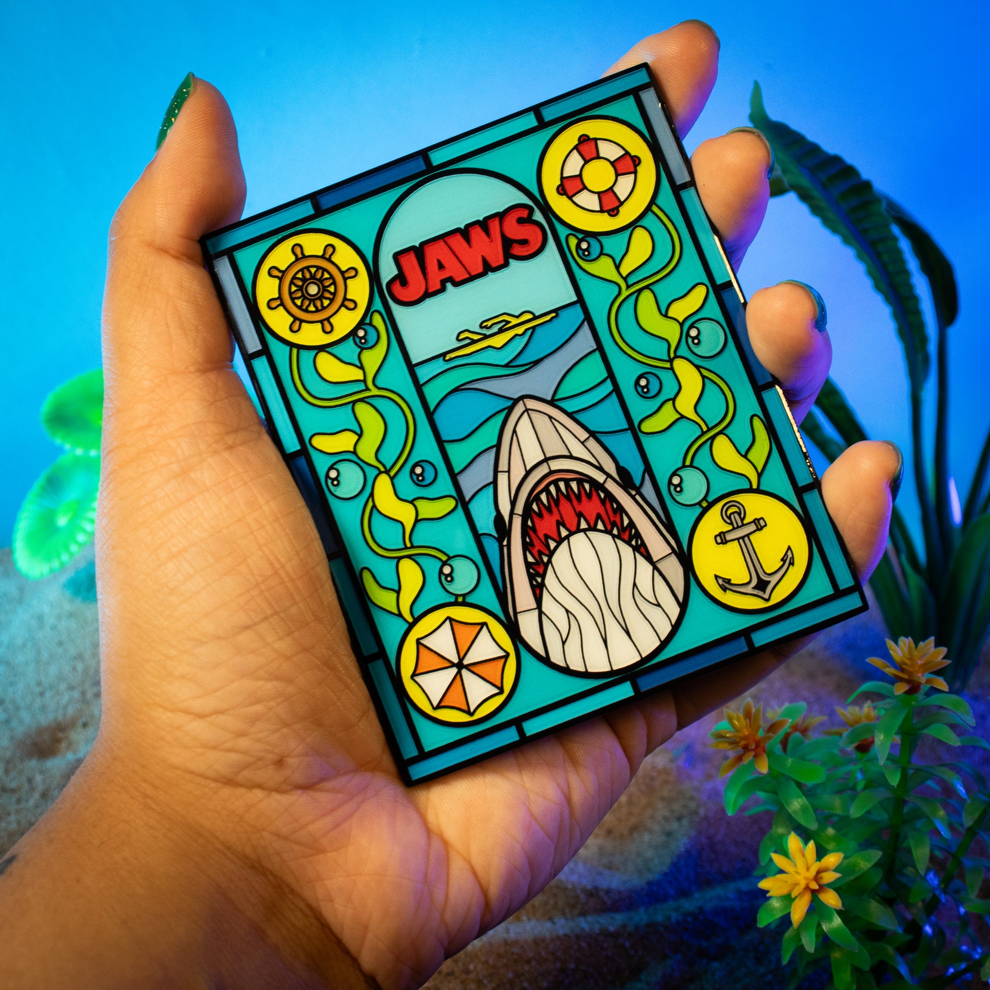 Jaws – Limited Edition Stained Glass-Style Ingot