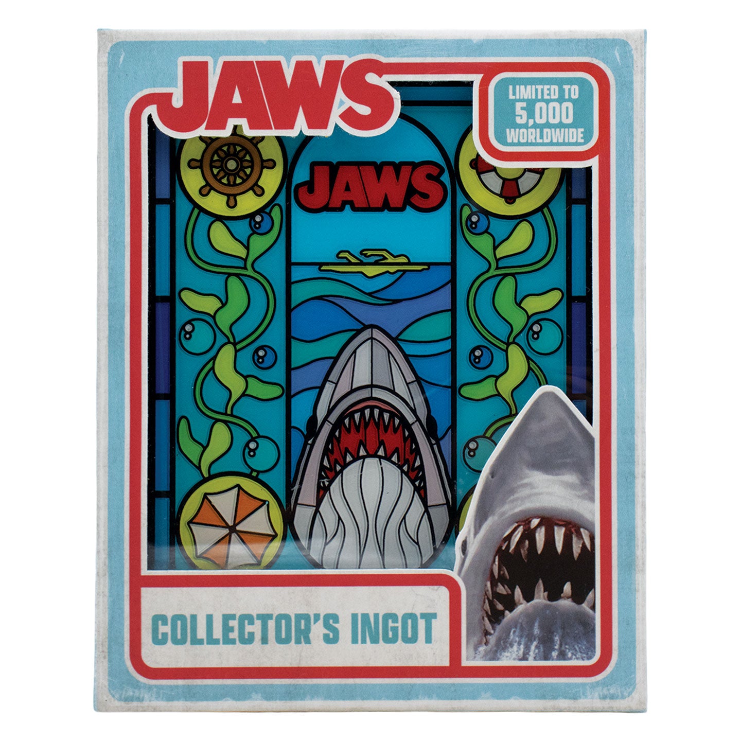 Jaws – Limited Edition Stained Glass-Style Ingot