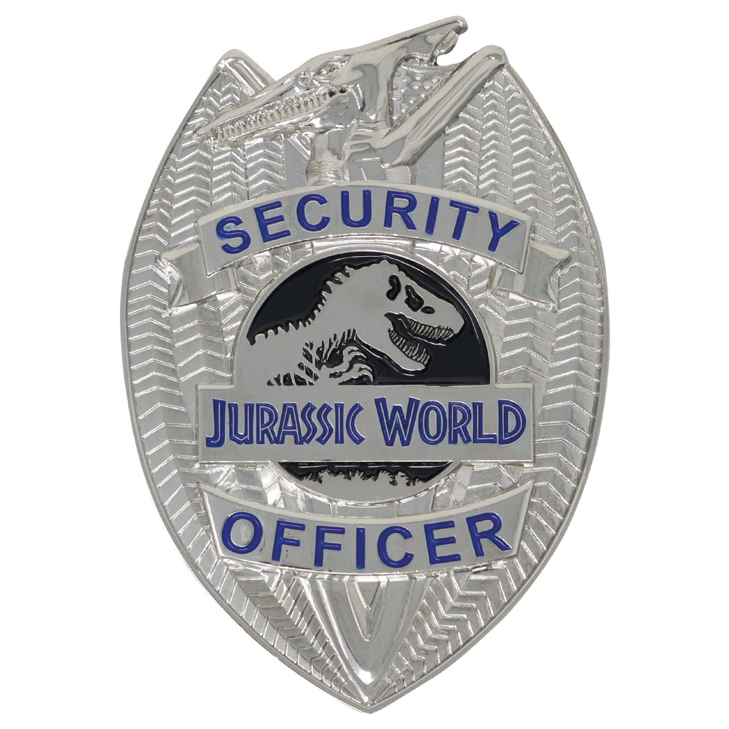 Jurassic World Limited Edition Replica Security Badge Close Up