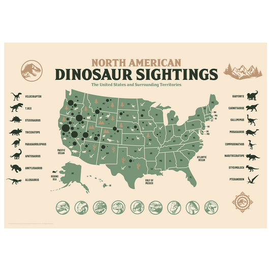 Jurassic World Dinosaur Sightings Limited Edition Art Print