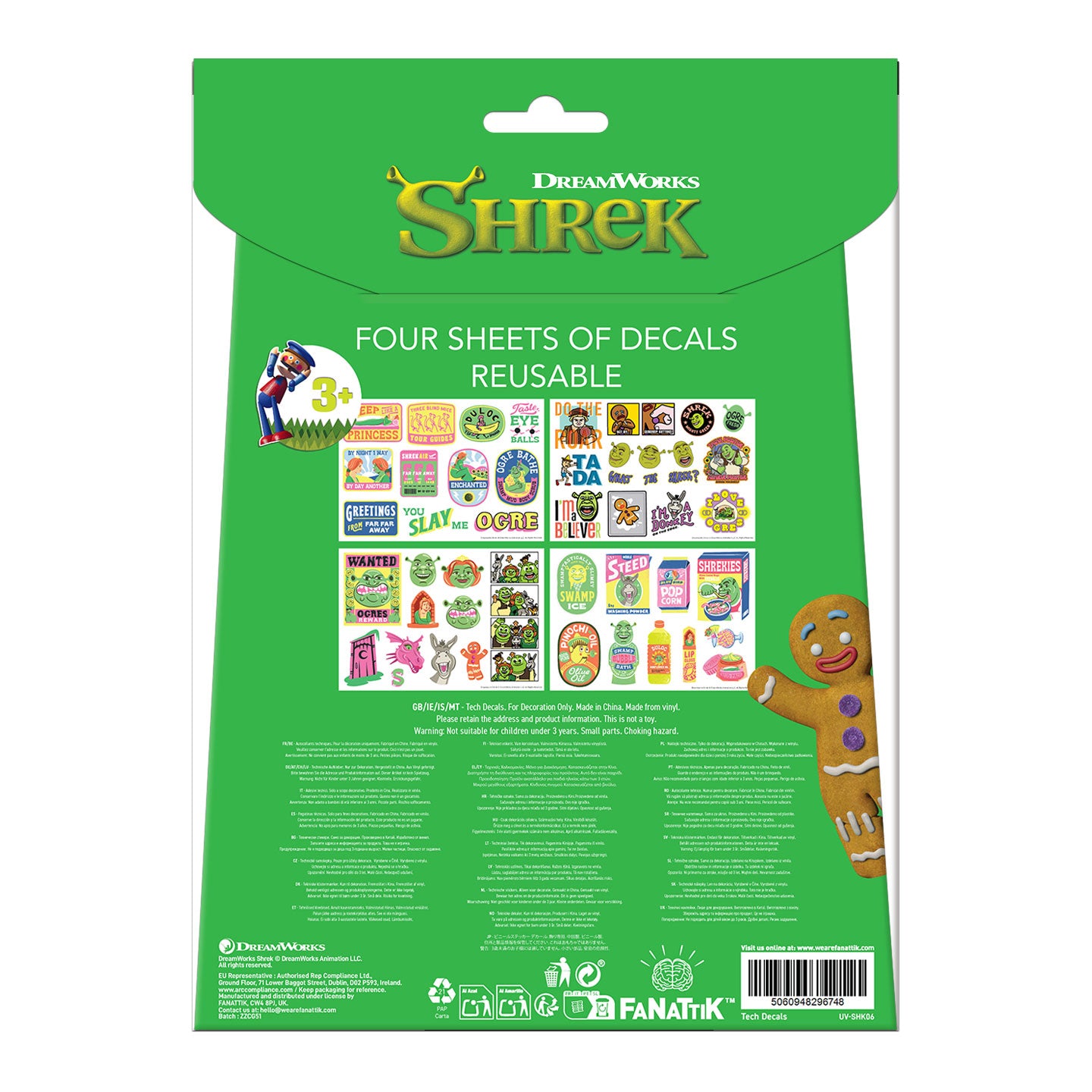 Shrek Tech Decals