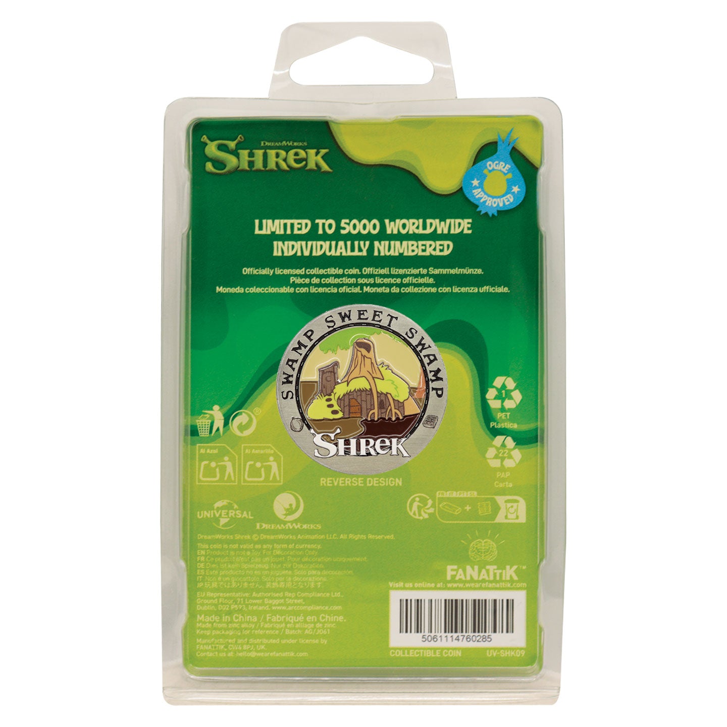 Shrek – Swamp Sweet Swamp Limited Edition Coin