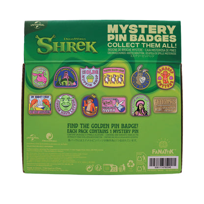 Shrek – Mystery Pin Badge Blind Box containing 12 Blind Boxes