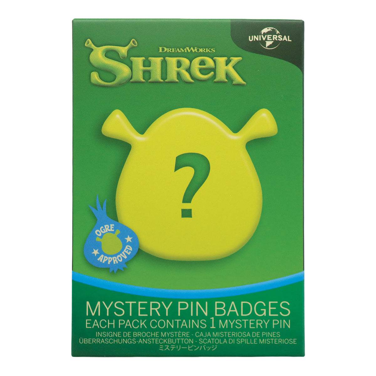 Shrek – Mystery Pin Badge Blind Box containing 12 Blind Boxes