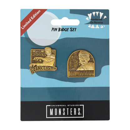 Universal Monsters Limited Edition Set of 2 Pin Badges
