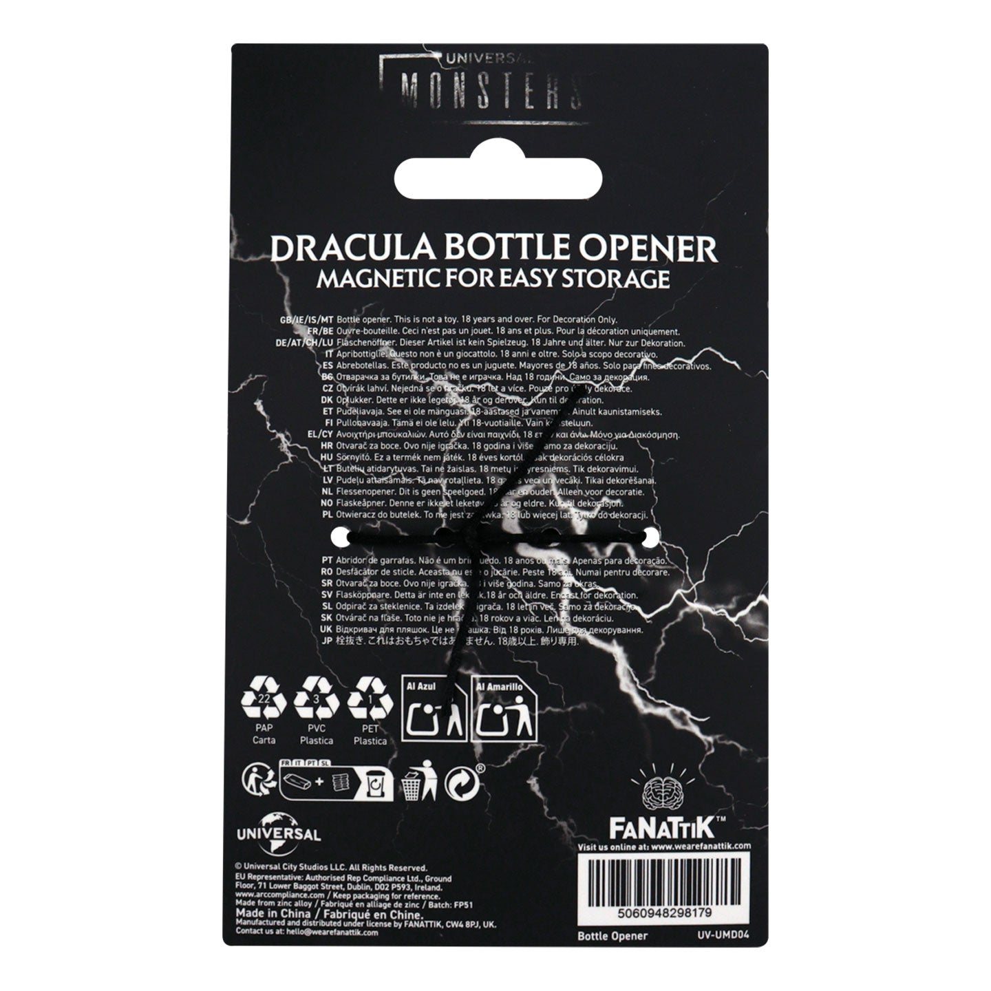 Universal Monsters Dracula Bottle Opener