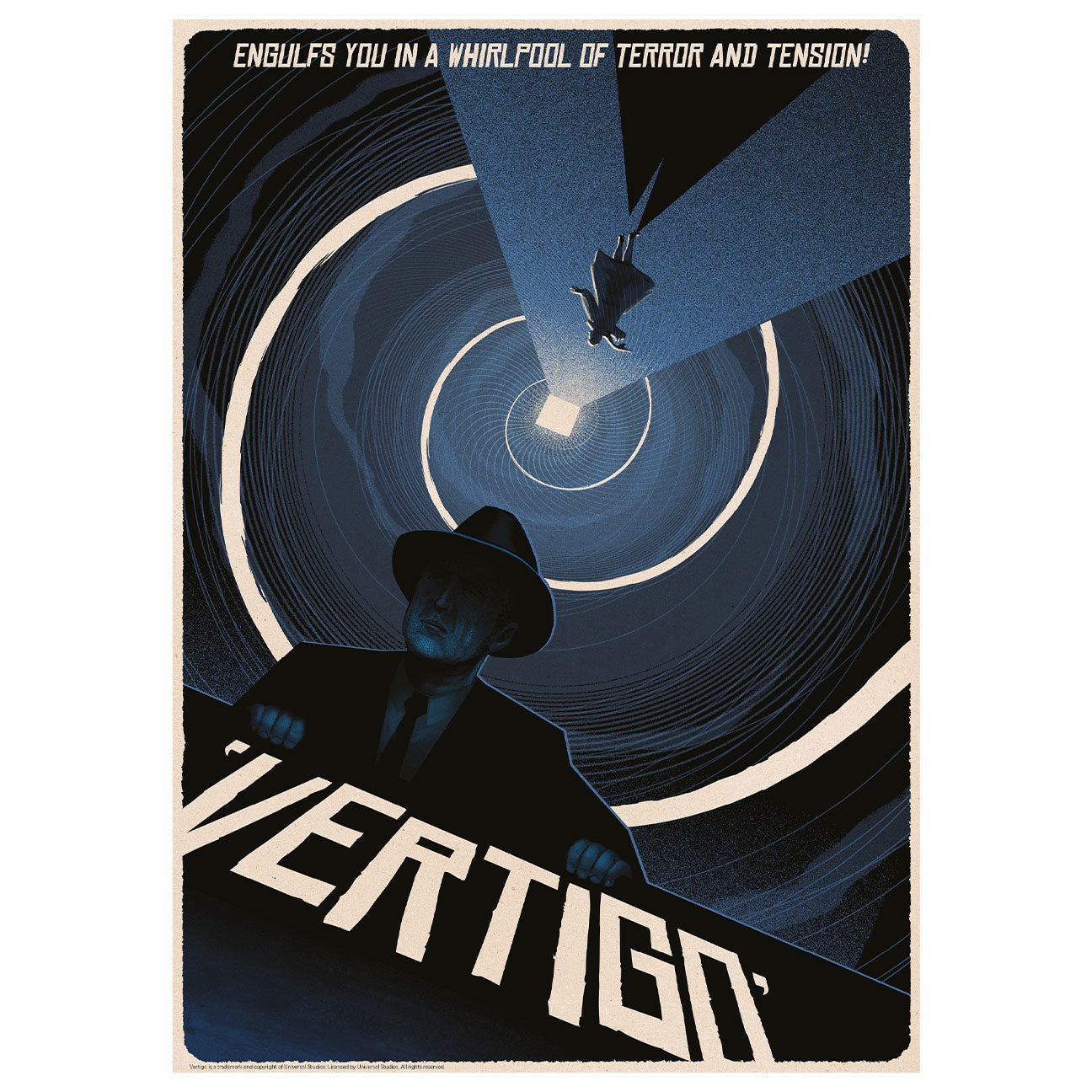 Alfred Hitchcock Vertigo Limited Edition Art Print