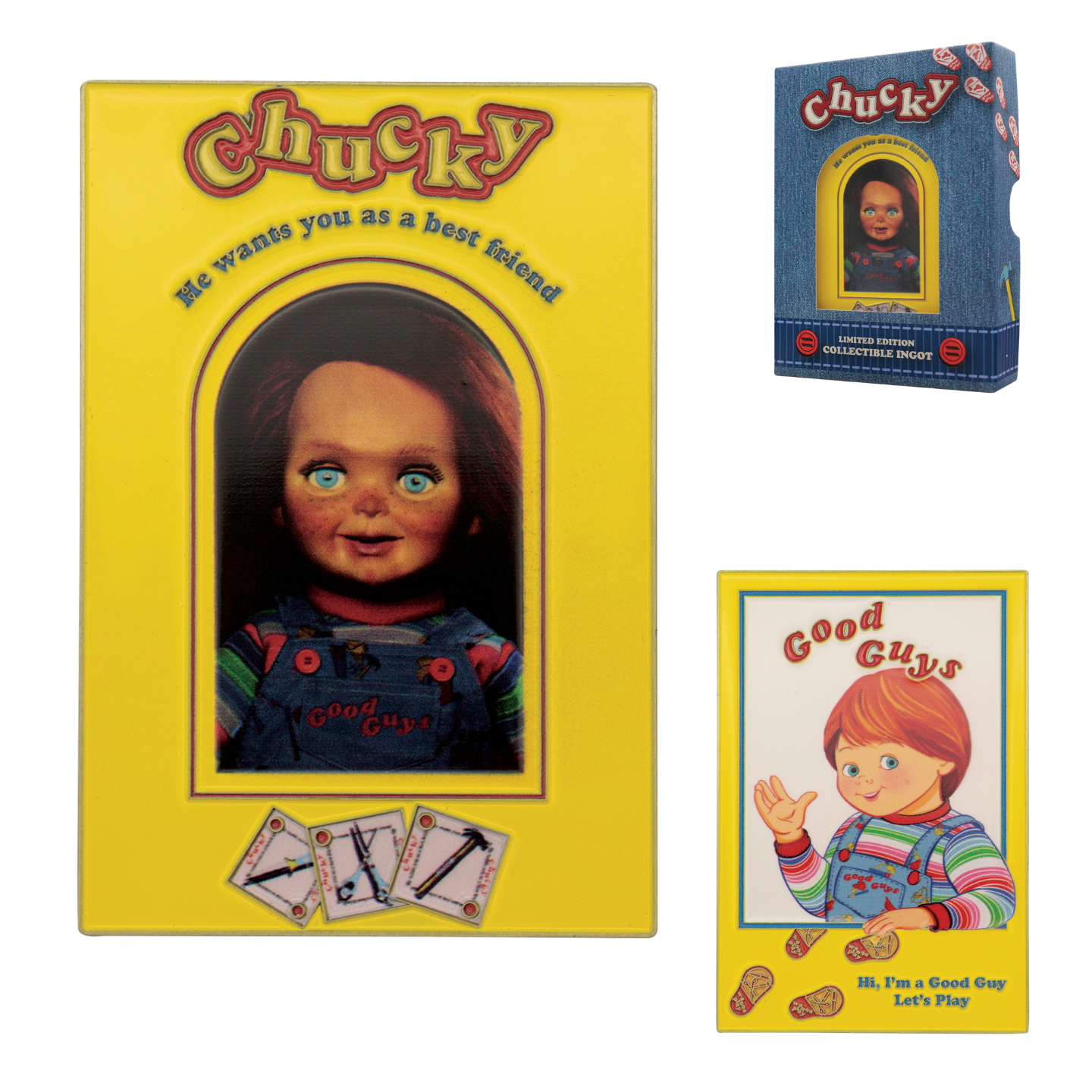 Chucky Limited Edition Ingot and Spell Card