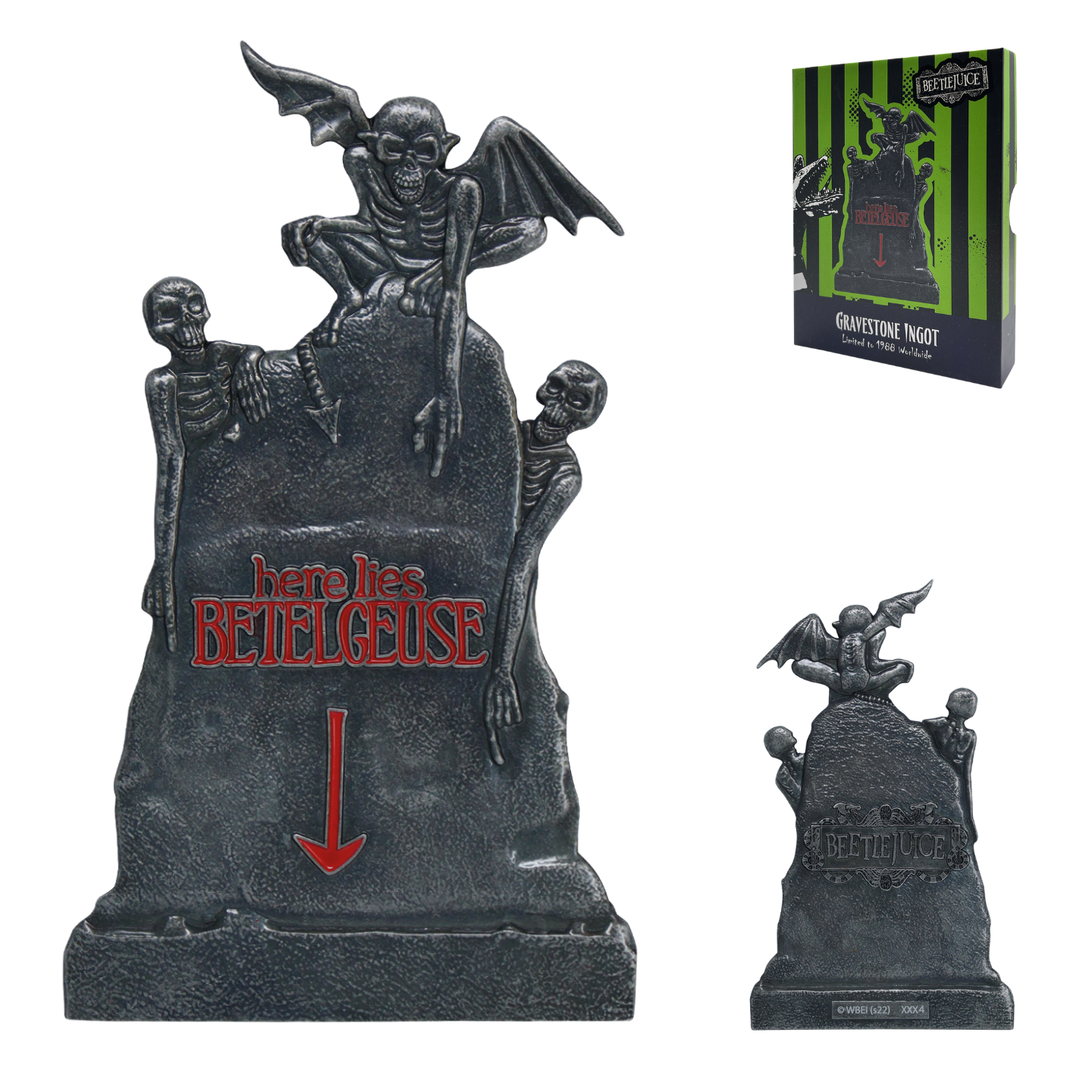 Beetlejuice Limited Edition Gravestone Ingot – Fanattik