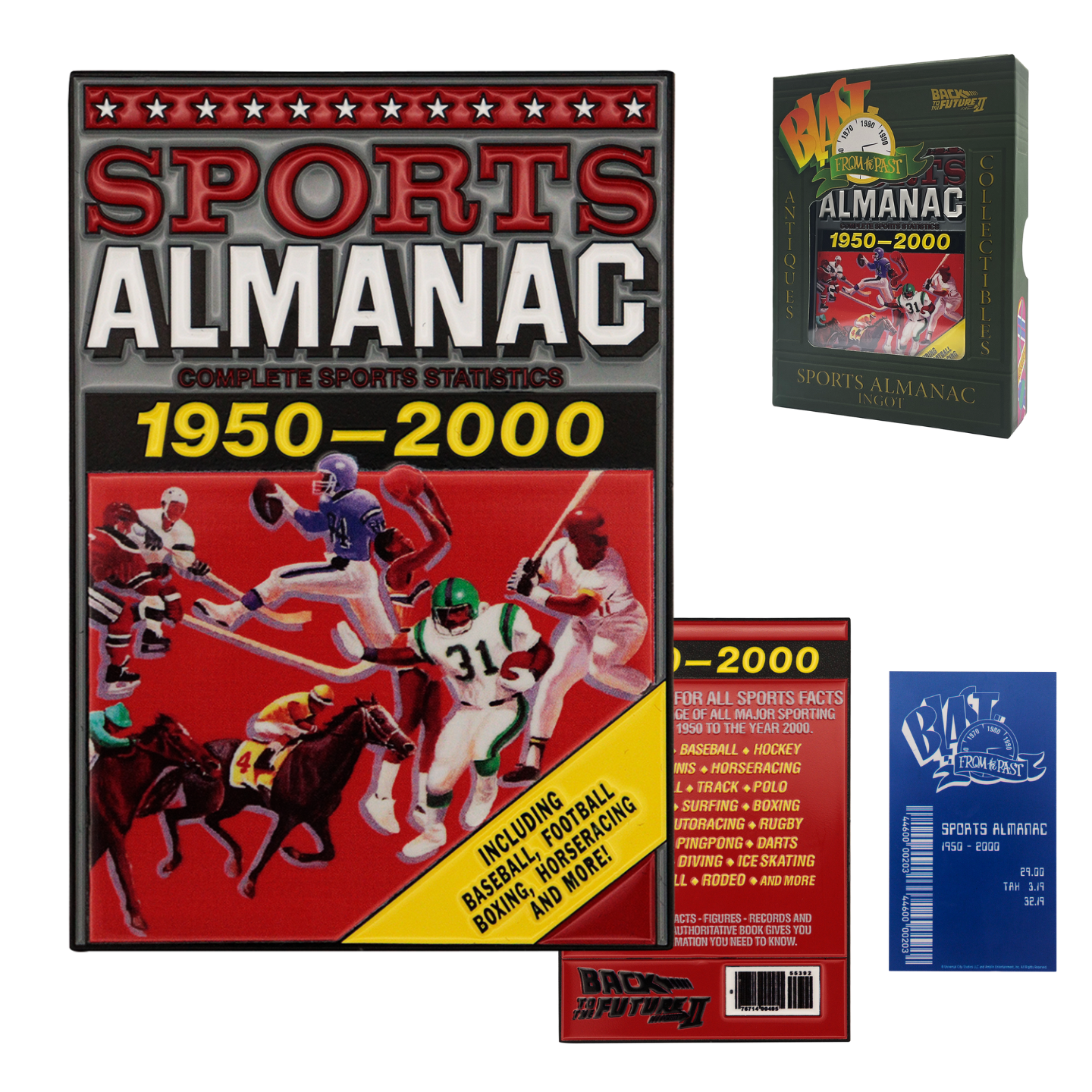 Back to the Future Limited Edition Sports Almanac Ingot
