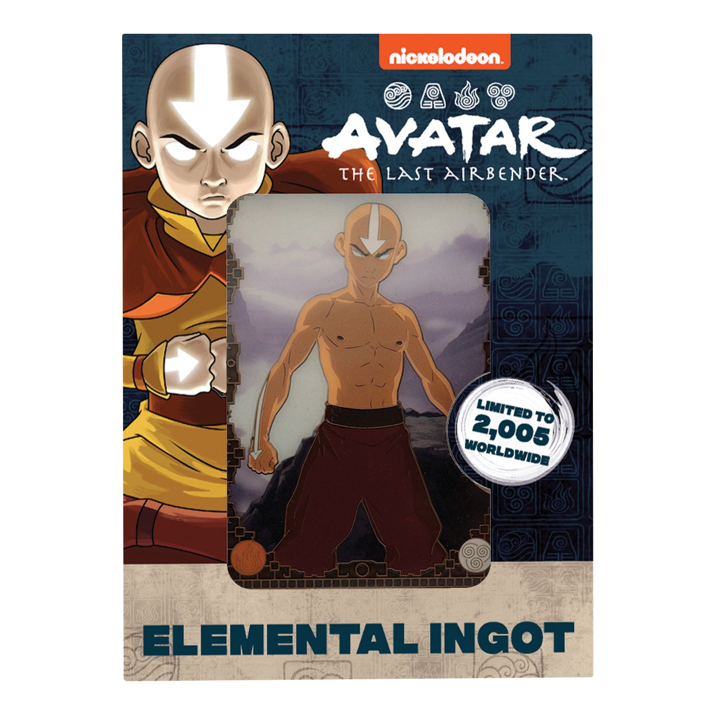 Avatar the Last Airbender Limited Edition Aang Ingot in box