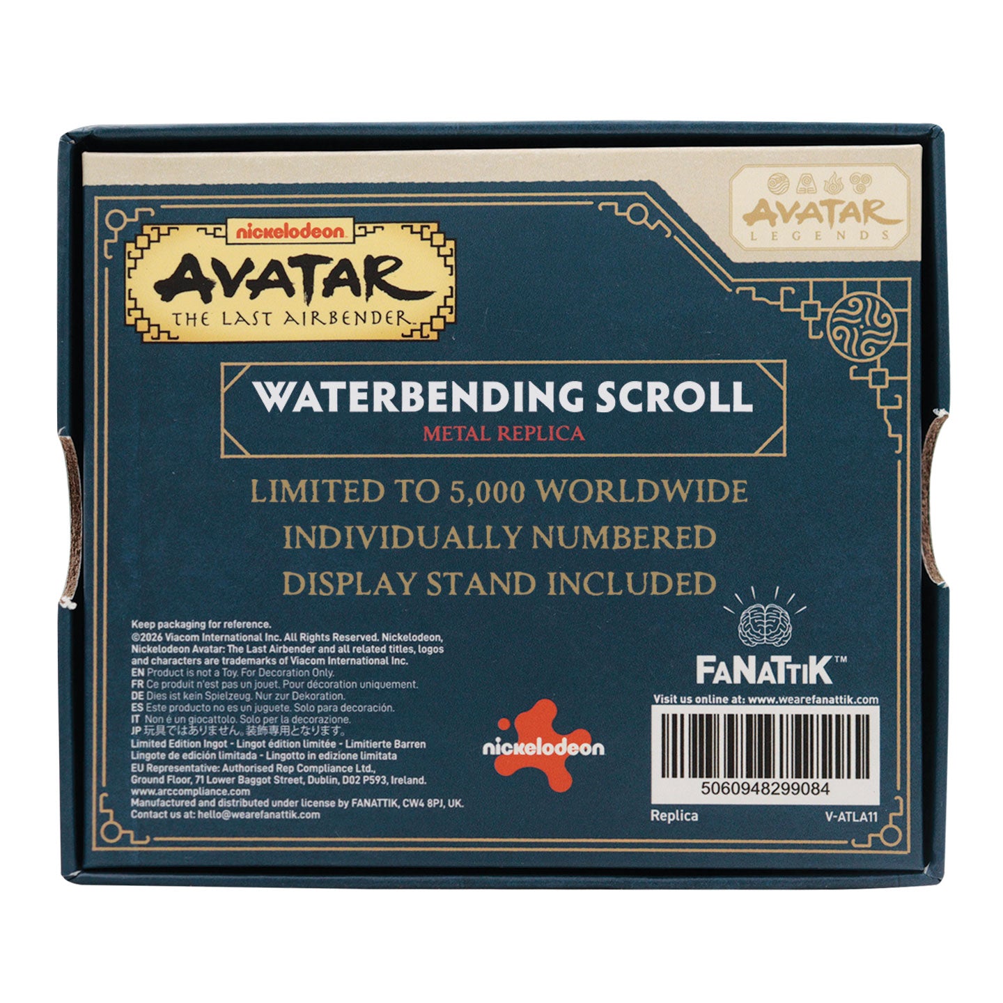 Avatar: The Last Airbender - Waterbending Scroll Metal Replica