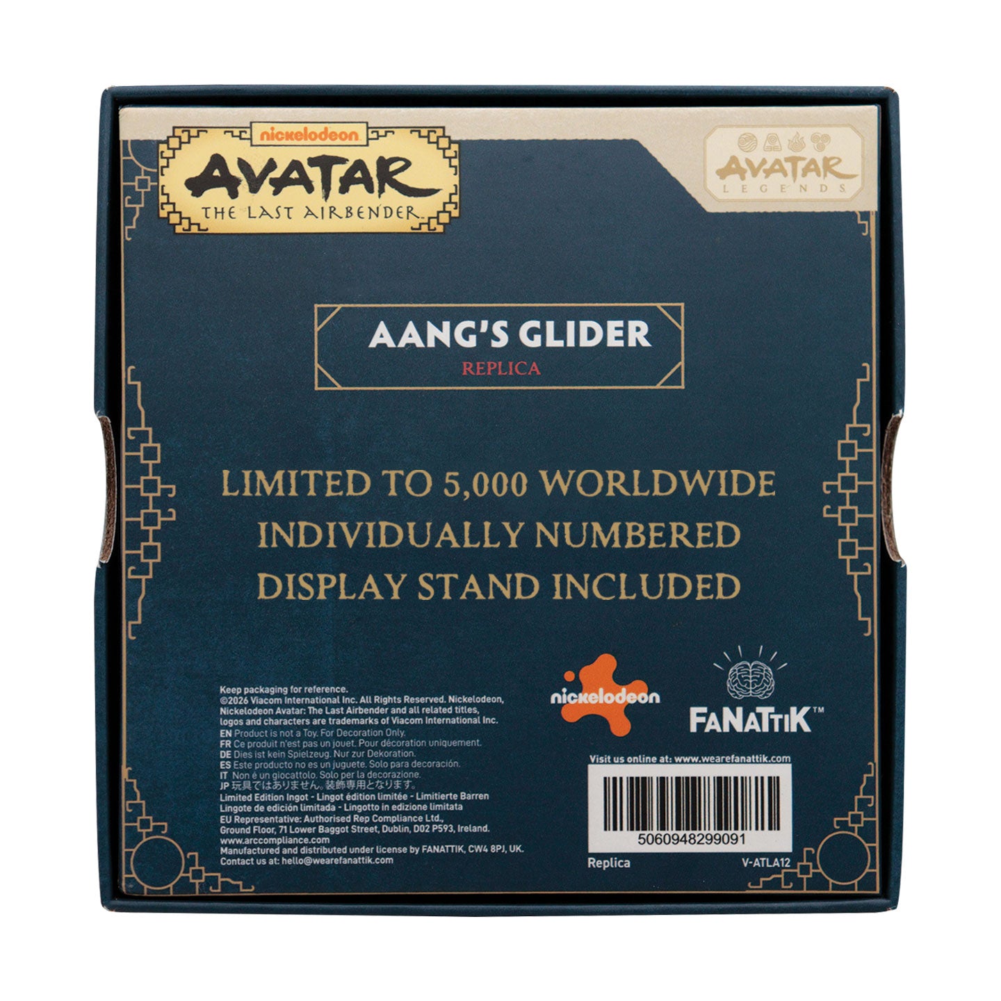 Avatar: The Last Airbender - Aang’s Glider Mini Metal Replica