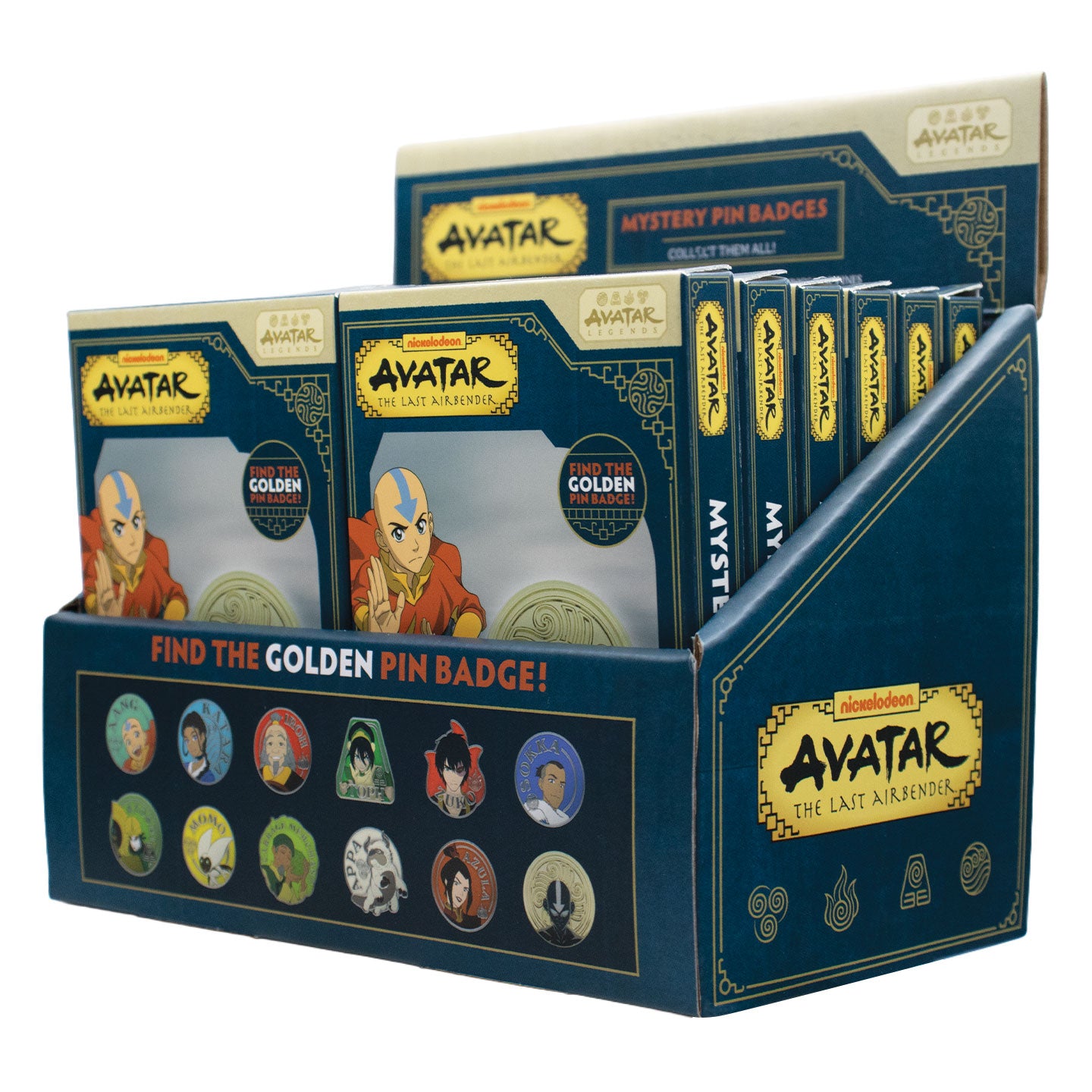 Avatar: The Last Airbender - Mystery Pin Badge CDU Containing 12 Blind Boxes