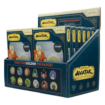 Avatar: The Last Airbender - Mystery Pin Badge CDU Containing 12 Blind Boxes
