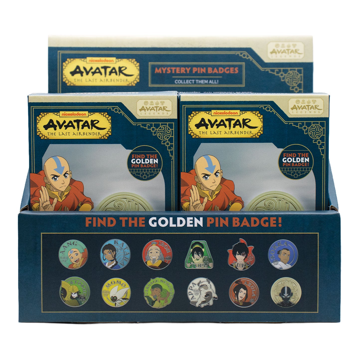 Avatar: The Last Airbender - Mystery Pin Badge CDU Containing 12 Blind Boxes