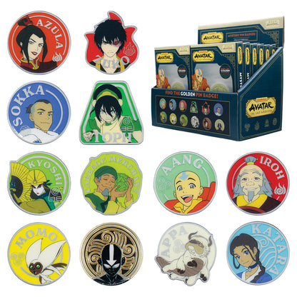 Avatar: The Last Airbender - Mystery Pin Badge CDU Containing 12 Blind Boxes