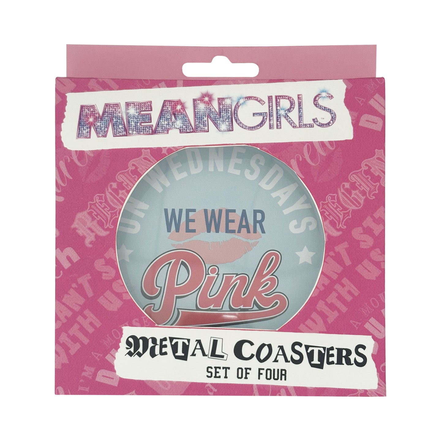 Mean Girls Set of Four Printed Metal Coasters
