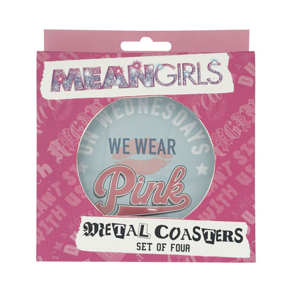 Mean Girls Set of Four Printed Metal Coasters