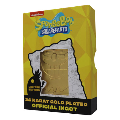 SpongeBob SquarePants Limited Edition 24k Gold Plated Ingot