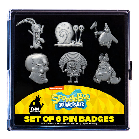 SpongeBob SquarePants Limited Edition Set of 6 Pin Badges
