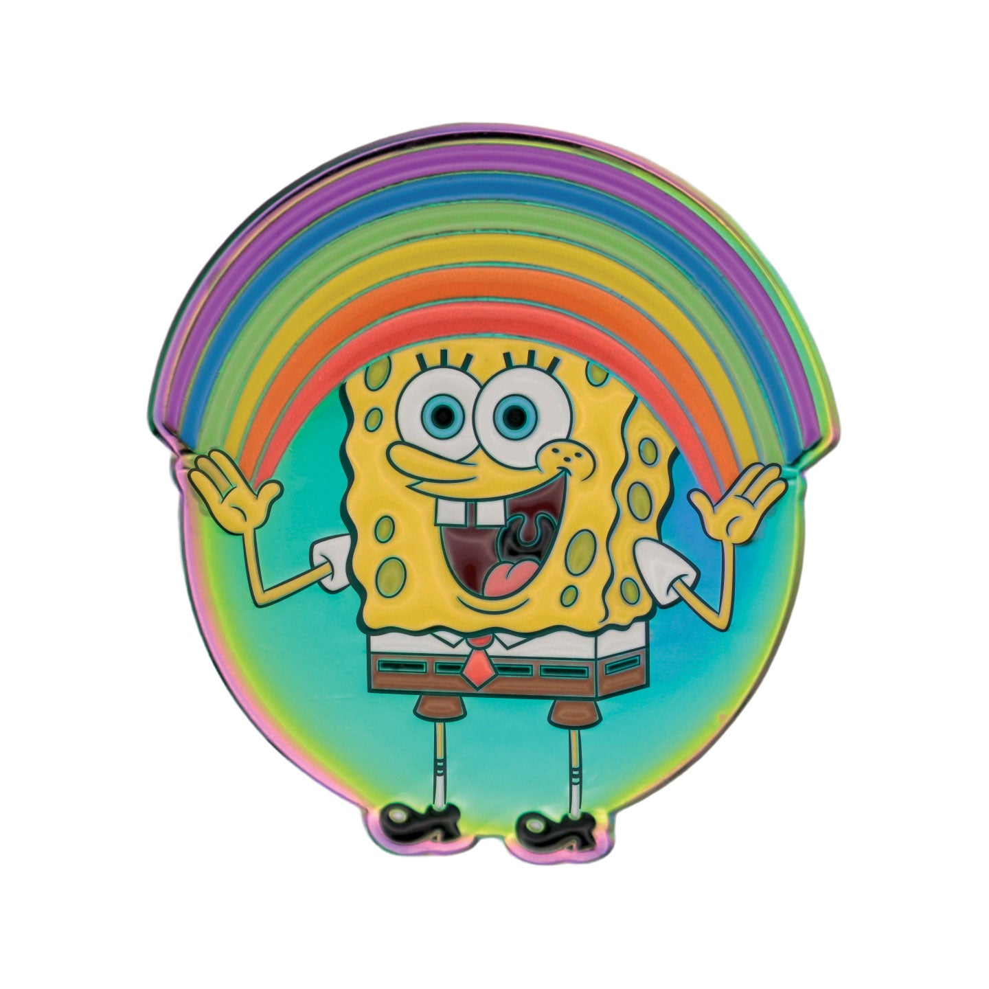 SpongeBob SquarePants Rainbow Pin Badge