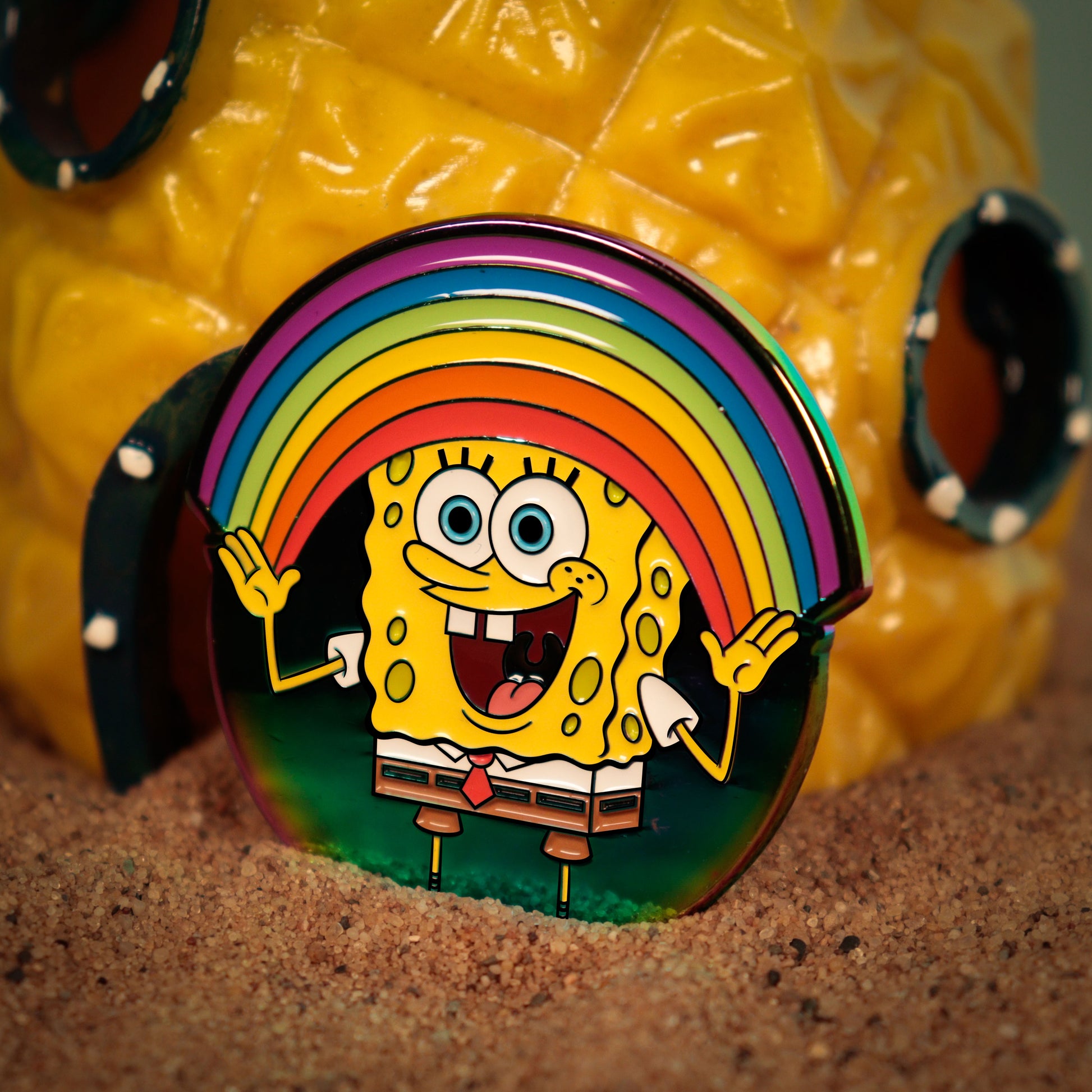 SpongeBob SquarePants Rainbow Pin Badge