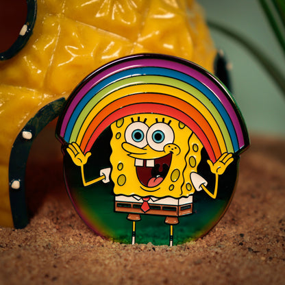 SpongeBob SquarePants Rainbow Pin Badge
