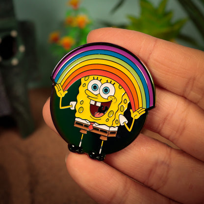SpongeBob SquarePants Rainbow Pin Badge