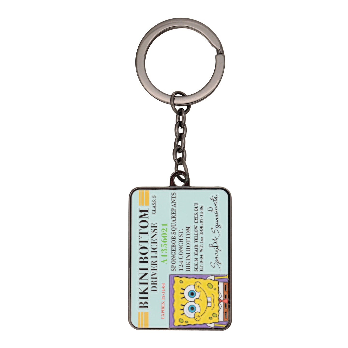 SpongeBob SquarePants Driver License Keyring